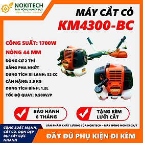 Mua Máy cắt cỏ NOKITECH - NK4300 -BC chạy xăng - Máy phát cỏ động cơ 2 thì bảo hành 12 tháng