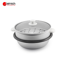 Mua Nồi lẩu điện đa năng Elmich 4023643 tặng kèm xửng hấp - Hàng chính hãng