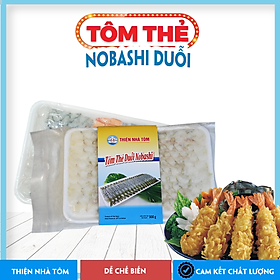 Tôm thẻ Nobashi duỗi Thiện Nhà Tôm dùng chế biến tôm tẩm bột hoặc sashimi