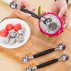 Mua Muỗng Múc Dưa Hấu Trái Cây  Kem.. . Dụng cụ múc 2 đầu tạo viên tròn lớn nhỏ Đẹp Mắt.