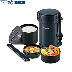 Hộp cơm giữ nhiệt 3 ngăn Zojirushi SL-XE20-AD 1,47L, hàng chính hãng