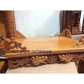 Mua Bàn thờ treo tường gỗ gõ đỏ ngang 60 cm   trang treo gỗ hương   trang thờ gỗ