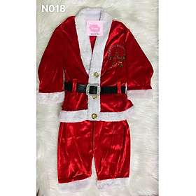 Bộ quần áo ông già Noel cho bé trai - Hóa trang lễ giáng sinh - Phụ kiện hóa trang Noel