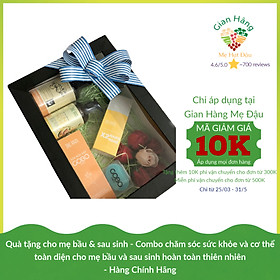 Quà tặng cho mẹ bầu & sau sinh - Combo chăm sóc sức khỏe và cơ thể toàn diện cho mẹ bầu và sau sinh hoàn toàn thiên nhiên từ COCAYHOALA - Giữ ấm, Sạch Khuẩn, Phòng cảm cúm