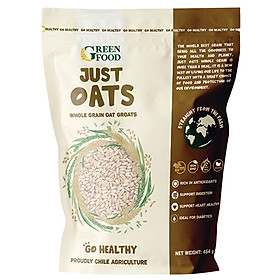 Túi Hạt Yến Mạch Chile Nguyên Cám JUST OATS GROATS 454g