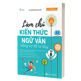 Sách - Làm Chủ Kiến Thức Ngữ Văn Bằng Sơ Đồ Tư Duy Lớp 8 - Tập 2 (MC)
