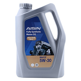 Nhớt Động Cơ AISIN ESEN0534P 5W-30 SN / CF Pao & Ester Blend 4L