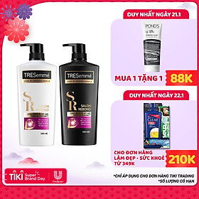 Combo Dầu Gội 640gr Và Dầu Xả 620gr Tresemmé Salon Rebond Công Nghệ Tái Kết Nối Ngăn Ngừa Gãy Rụng
