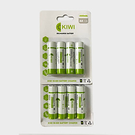 Pin Sạc KIWI AA Vỉ 8 Viên