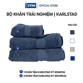 Khăn tắm cotton du lịch | JYSK Karlstad | đa dạng màu | nhiều kích thước