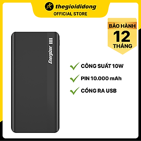 Mua Pin sạc dự phòng Polymer 10.000 mAh Type C Energizer UE10054BK - Hàng chính hãng