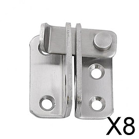 8xStainless Steel Hasp Cabinet Door Latch Security Lock Hardware B