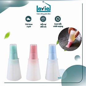 Mua  CÓ NẮP  Bình Đựng Dầu Ăn Làm Bánh - Nướng BBQ Có Cọ Phết Tiện Lợi Giao Màu Ngẫu Nhiên