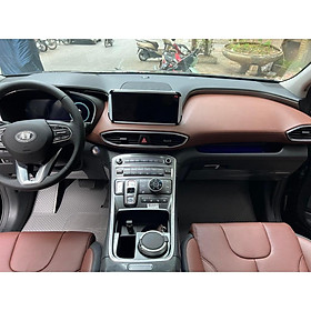 Thảm Lót Sàn Ô Tô Hyundai Santafe (2021 - 2023) - Phiên Bản KATA Pro viền ép nhiệt - Khít với sàn xe, Không thấm nước, Không mùi, Không ẩm mốc