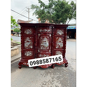 Mua Tủ thờ căm xe bụng phệ lõi khảmkhai Vip ngang 1m54- 1m60-1m80 cm ( FREESHIP 60 KM )