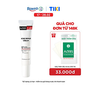 Kem dưỡng da giảm mụn chuyên sâu Acnes Lab Acne Repair Cream 20g