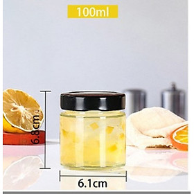 Mua Hũ Thủy Tinh Trụ Tròn Nắp Thiết Dày 100ml  220ml | Tùy Chọn Dung Tích