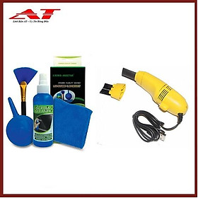 Mua COMBO SIÊU SẠCH SẼ Bộ Vệ Sinh 4 MÓN + Máy Hút Bụi Mini dùng cho Laptop-PC-điện thoại...