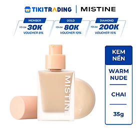 Kem nền dạng lỏng Mistine Semi Matte Velvet Liquid Foundation No.FN1 - Tông màu da ấm