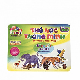 Thẻ Học Thông Minh Flashcards Song Ngữ Anh Việt Chủ Đề Động Vật Hoang Dã Bộ 20 Thẻ