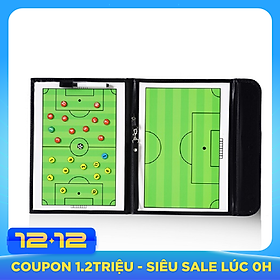 Bảng sơ đồ chiến thuật bóng đá- Bảng chiến thuật bóng đá gấp gọn 53*31 cm+ Tặng kèm bút lông và bảng số nam châm