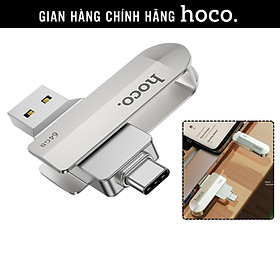Mua USB 3.0 2 đầu Type C và USB cho điện thoại  laptop  pc ổ cứng di động dung lượng 16 GB/ 32GB/ 64GB/ 128GB Hoco UD10 tốc độ 100Mb/s hàng chính hãng
