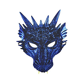 Blue Dragon Face  Halloween Cosplay  for Carnival Stage Performances