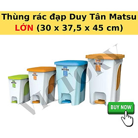 Mua THÙNG RÁC ĐẠP MATSU LỚN NHỰA DUY TÂN CHÍNH HÃNG