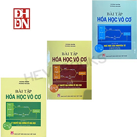 Combo Sách Bài Tập Hóa học vô cơ cơ bản tập 1+ tập 2+ tập 3