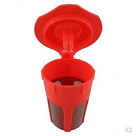 2 Reusable Refillable Single Coffee  for  Coffee Brewers