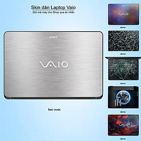 Mua Skin dán Laptop Sony Vaio màu bạc xước (inbox mã máy cho Shop)