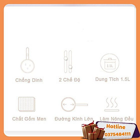 Mua Nồi Lẩu Điện Đa Năng Với 2 Chế Độ Nhiệt - Chất Men Sứ Siêu Bền  - Hàng Loại 1