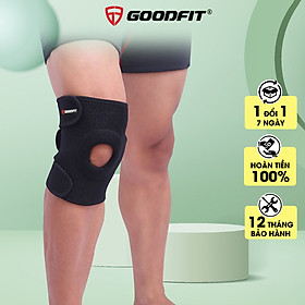Hình ảnh Băng gối thể thao có đệm xương bánh chè GoodFit GF523K bó gối dành cho Gym, bóng đá, cầu lông