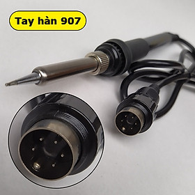 Tay hàn 907 thay thế dùng cho trạm hàn 936 Jack đực 5 chân