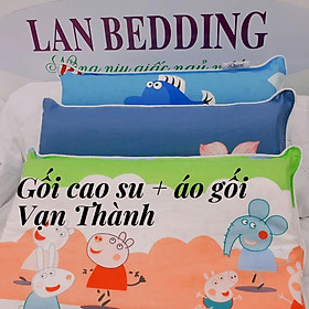 Gối Cao Su Thiên Nhiên dợn sóng Kháng Khuẩn cho bé (29x49x9cm)