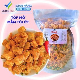 Tóp Mỡ Thịt Liền Da Sốt Mắm Tỏi VietTin Mart