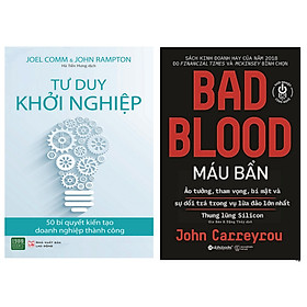 Combo 2 Cuốn: Khởi Nghiệp Công Nghệ - Máu Bẩn + Tư Duy Khởi Nghiệp