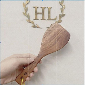 Sạn (xẻng) gỗ tự nhiên dùng xào lật | Thìa Gỗ | Muôi Canh Gỗ