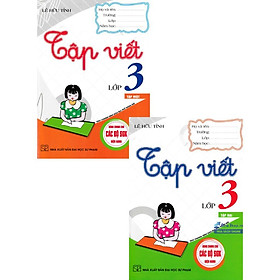Sách - Tập Viết Lớp 3 - Combo 2 Cuốn - Dùng Chung Cho Các Bộ SGK Hiện Hành - Hồng Ân