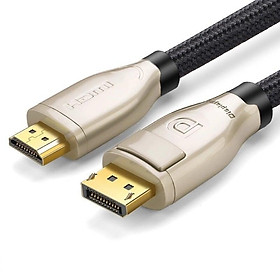 Ugreen UG40436DP111TK 5M Màu Đen Cáp chuyển đổi Displayport 1.2 sang HDMI 2.0 cao cấp - HÀNG CHÍNH HÃNG