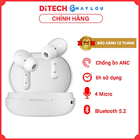 Mua Tai nghe Bluetooth True Wireless HAYLOU MoriPods ANC - Hàng Chính Hãng - Trắng