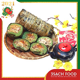 Bánh tét hạt điều trứng muối Loại 1 - Thơm ngậy hạt điều tươi, Nếp dẻo, Món ngon cho Tết đoàn viên