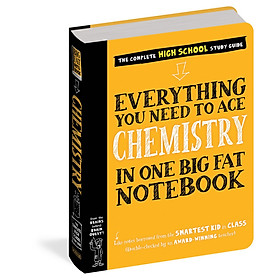 Hình ảnh sách Sách Everything you need to ace Chemistry - Sổ Tay Hóa Học ( Tiếng Anh ) - Tham Khảo Kiến Thức Hóa Học Từ Lớp 8 Đến Lớp 12 - Á Châu Books, bìa cứng, in màu
