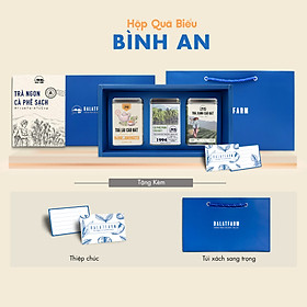 Hộp Quà Bình An (Cà Phê Phin - Trà Lài Đặc Biệt - Trà Xanh)