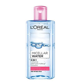 Nước tẩy trang Loreal Micellar Water 3-in-1 Moisturizing Even For Sensitive Skin
