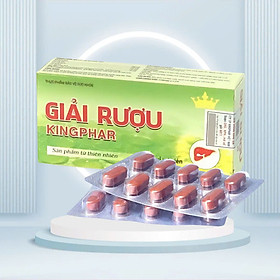 Viên uống giải rượu bổ gan Kingphar, hộp 20 viên