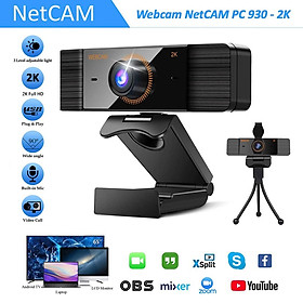 Webcam NetCAM PC 930 độ phân giải 2K - Hàng nhập khẩu