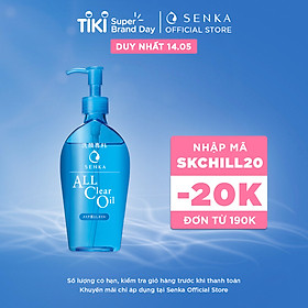 Dầu Tẩy Trang Sạch Sâu Senka All Clear Oil 14847 (230ml)