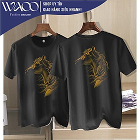 Áo Thun Nam Nữ, Có Bigsize Từ S Đến 8XL, Áo Phông vải cotton, Mặc Mịn Thoáng Mát - Thời Trang Waoo, Mẫu ATNN306