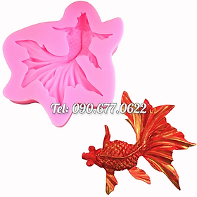 Mua Khuôn silicone làm rau câu cá 3 đuôi - Mã số 1424